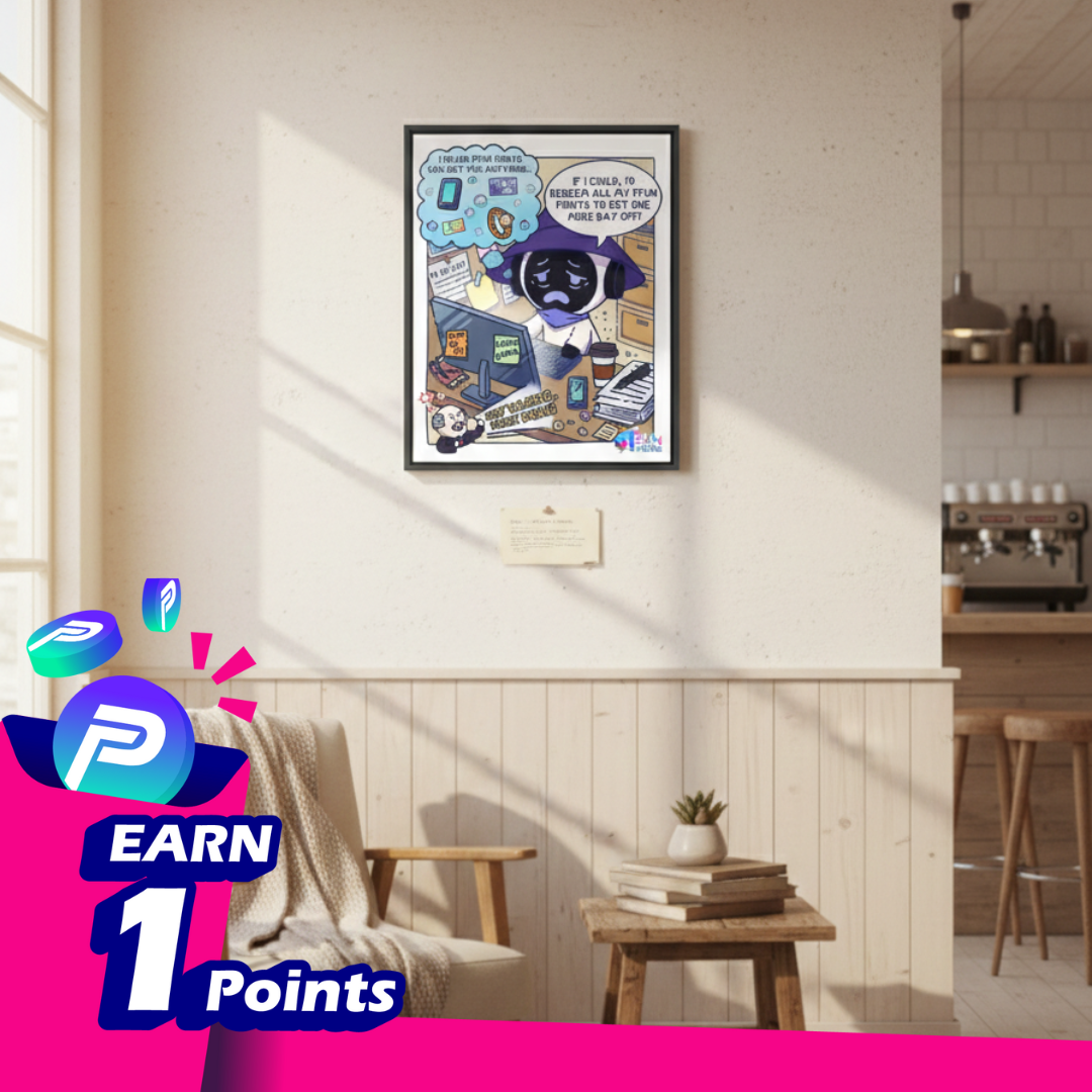 [Digital Download]If PFun Points could buy days off, I’d be on leave till next year. 😮‍💨✨