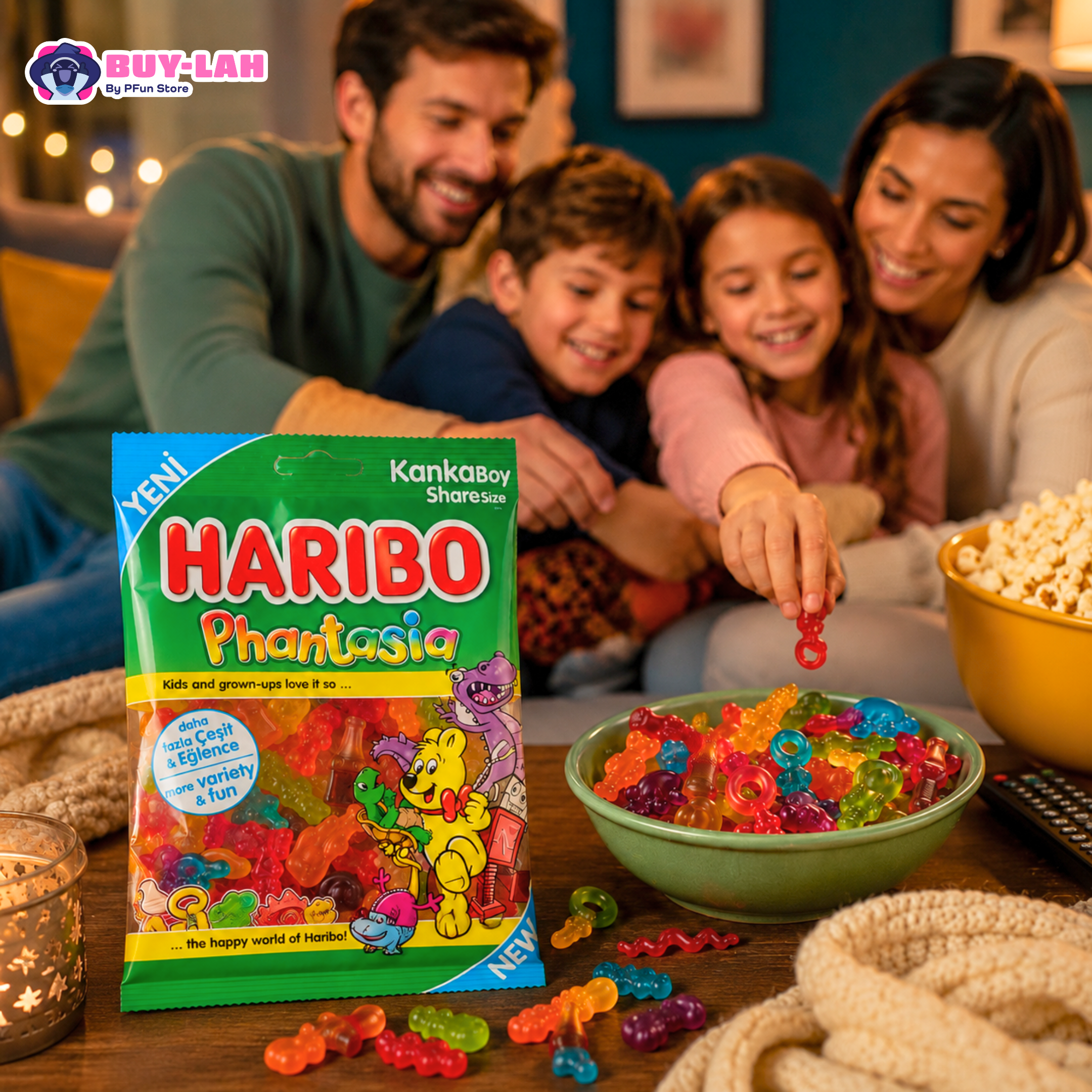 HARIBO Phantasia Gummy Candy — Fantasy Mix