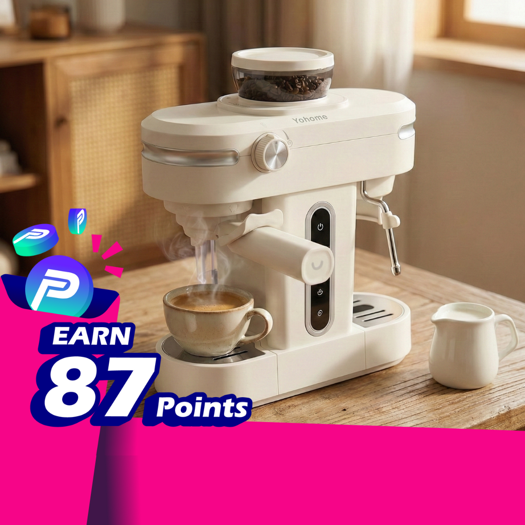 Japan Yohome Mini Professional Espresso Coffee Machine PRO｜Built-in Grinder & Milk Frother