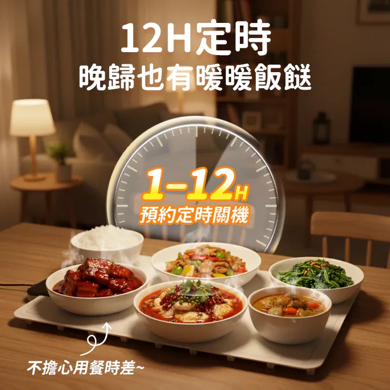 Japan Yohome BESTSELLER Foldable Rapid-Heat Food Warming Mat PRO｜Washable & Space-Saving