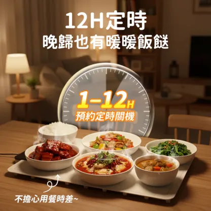 Japan Yohome BESTSELLER Foldable Rapid-Heat Food Warming Mat PRO｜Washable & Space-Saving