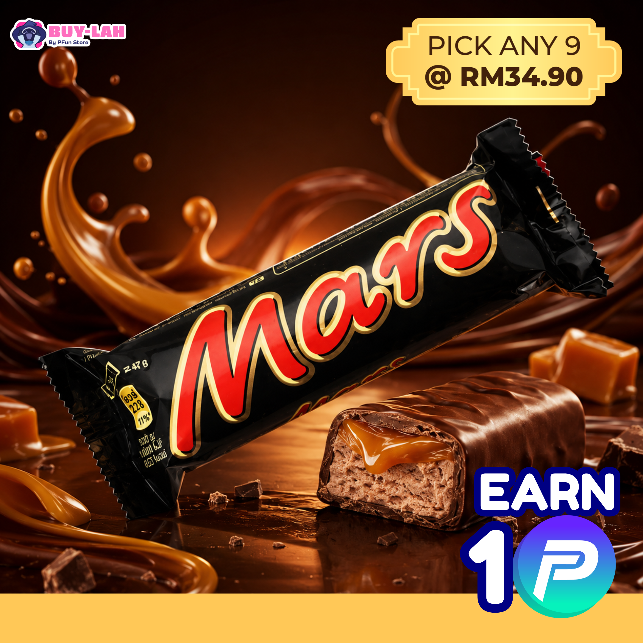 Mars Chocolate Bar 47g