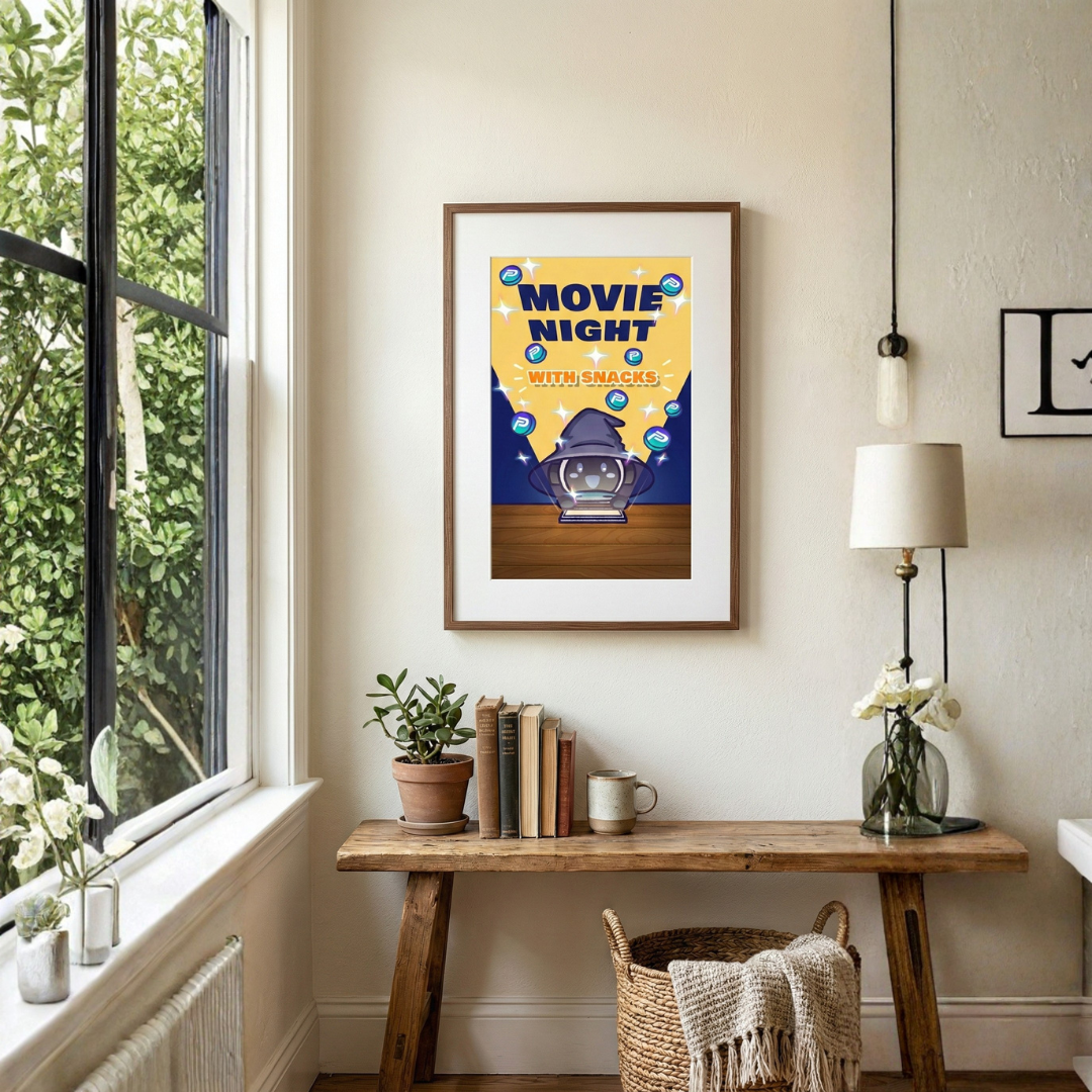 [Digital Download]Movie night. Snacks included. 🎬🍿✨