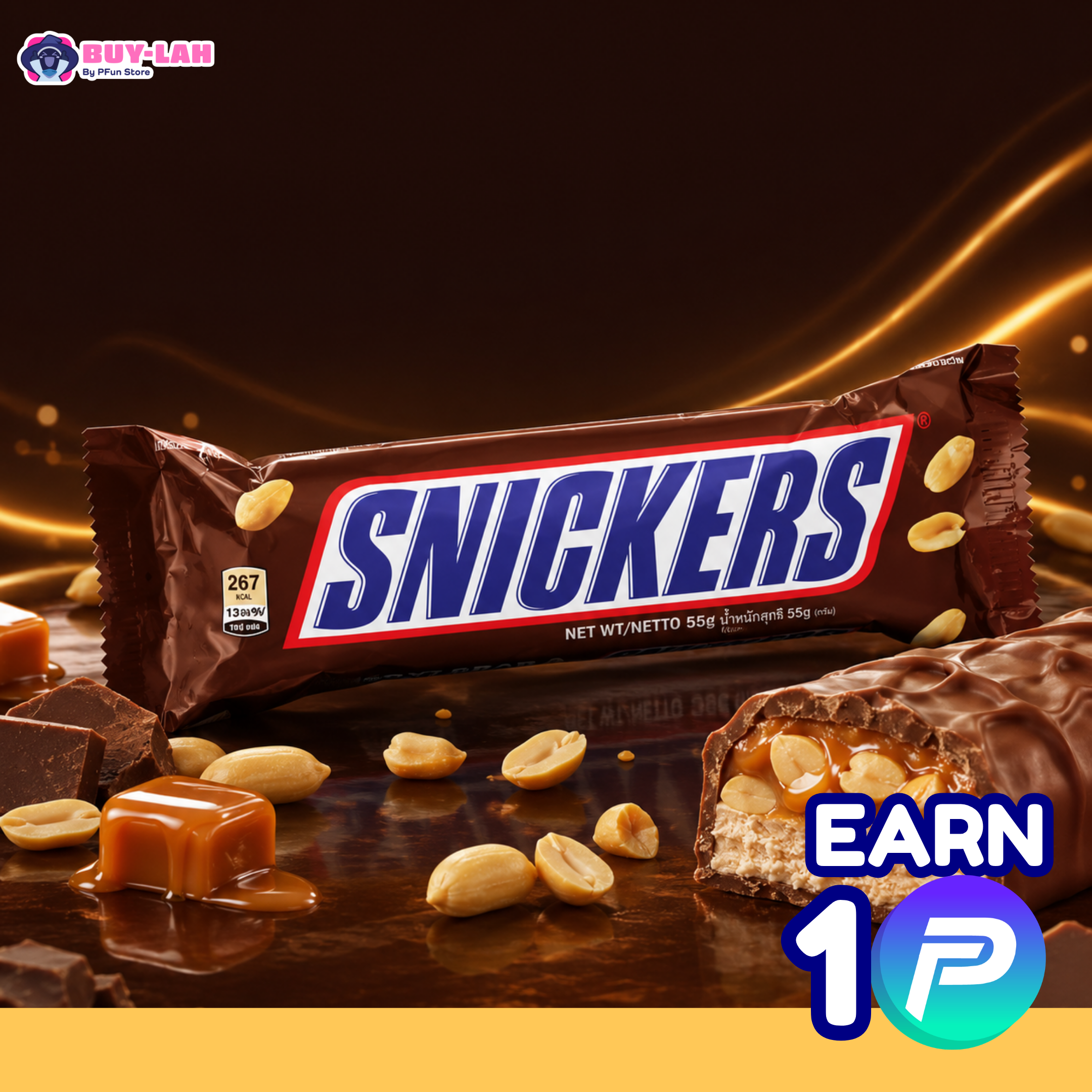  Snickers Chocolate Bar 51g