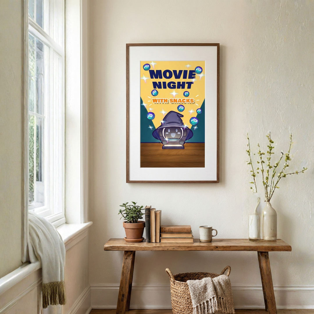 [Digital Download]Movie night. Snacks included. 🎬🍿✨