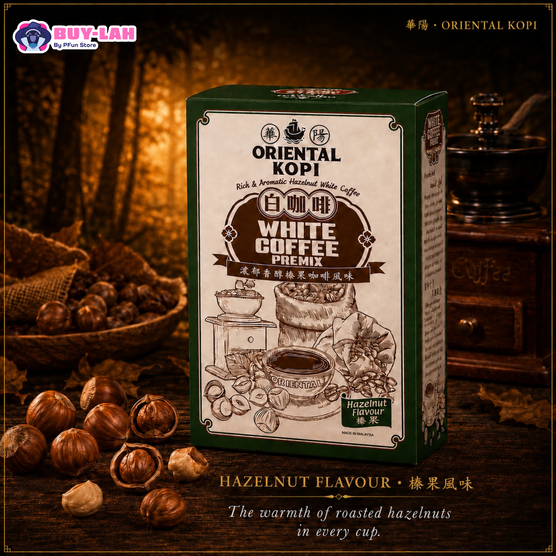 Oriental Kopi White Coffee Premix 