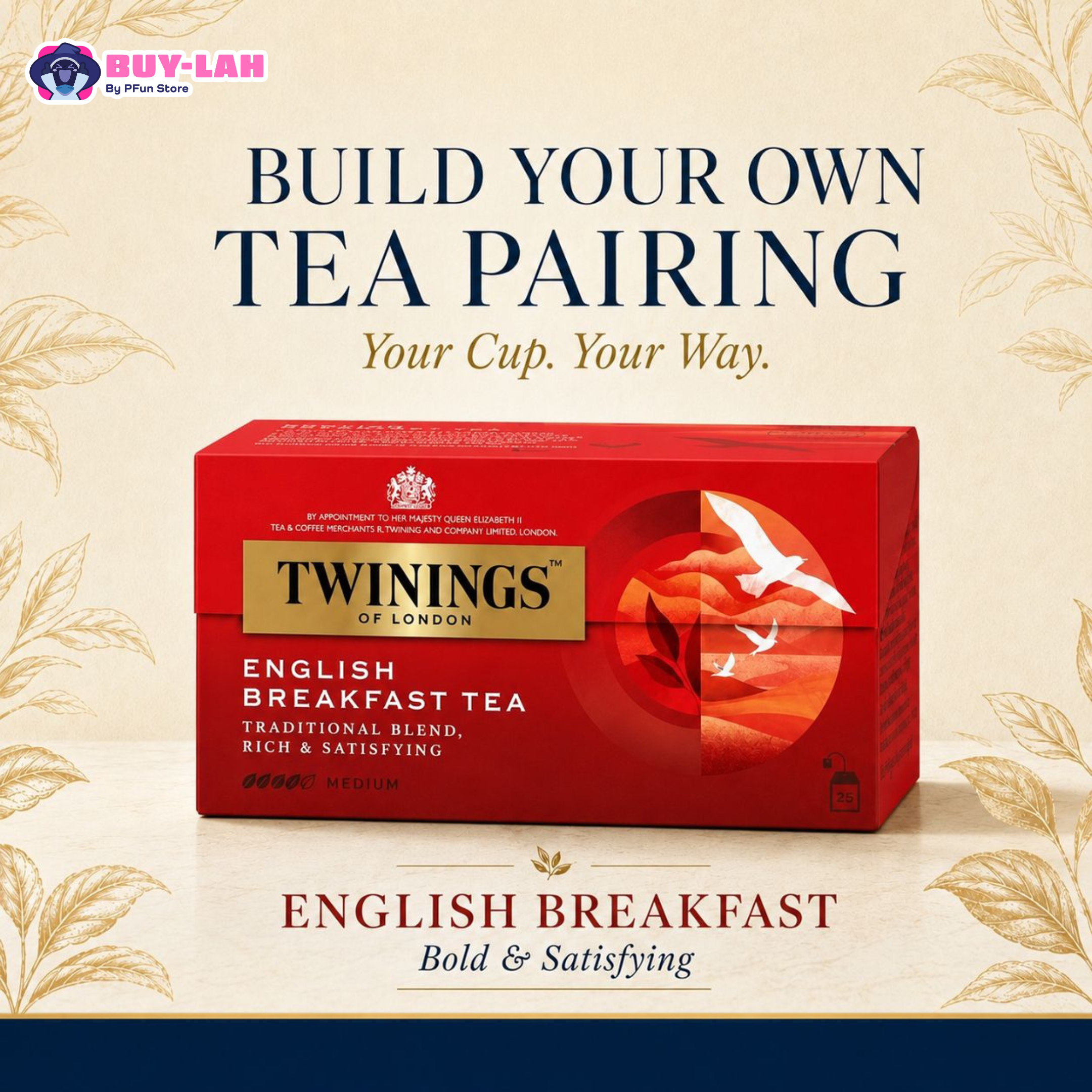  Twinings of London Tea (25 Tea Bags )