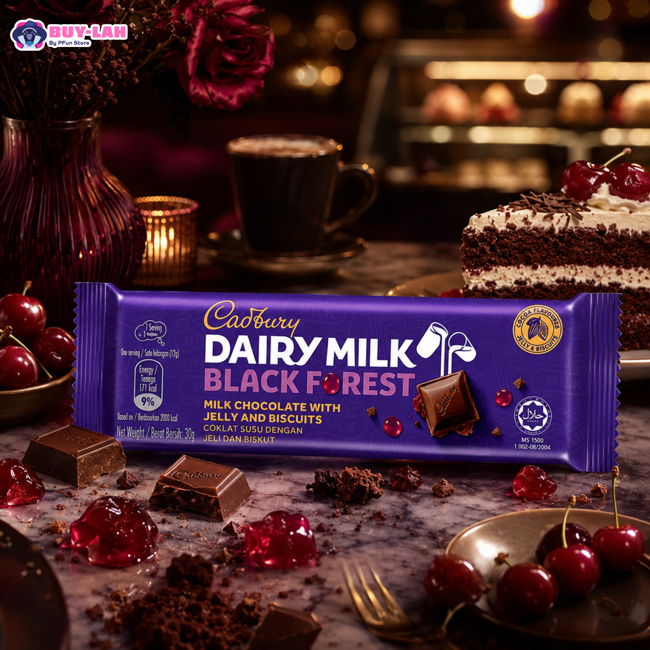 Cadbury Dairy Milk 34g — Black Forest