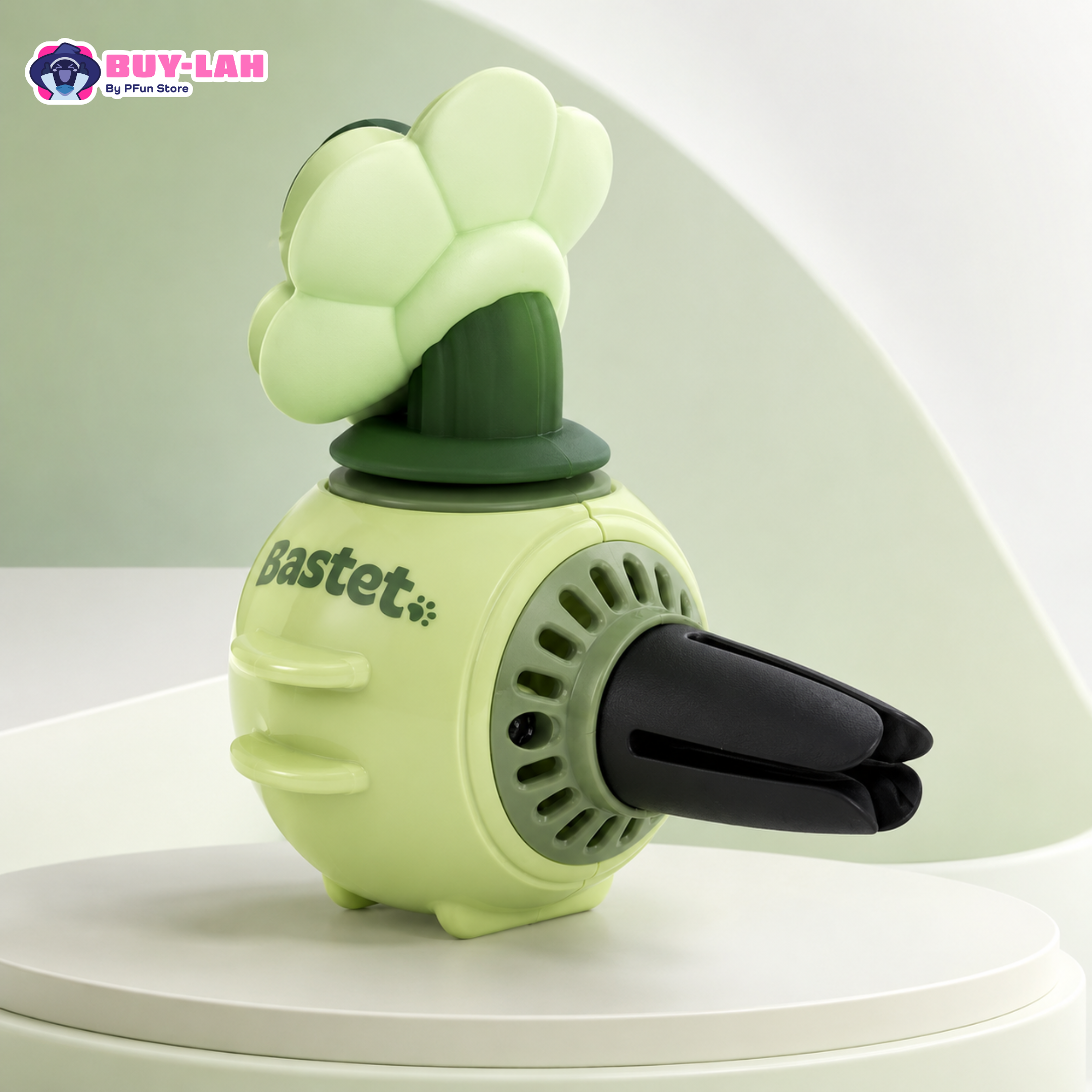 British Museum × Anderson's Cat — Mochi Cat Car Air Vent Aromatherapy Diffuser