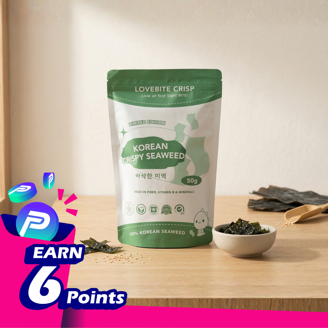 LoveBite Crisp Freeze dried Korean Crispy Seaweed ❤️ [50G] 