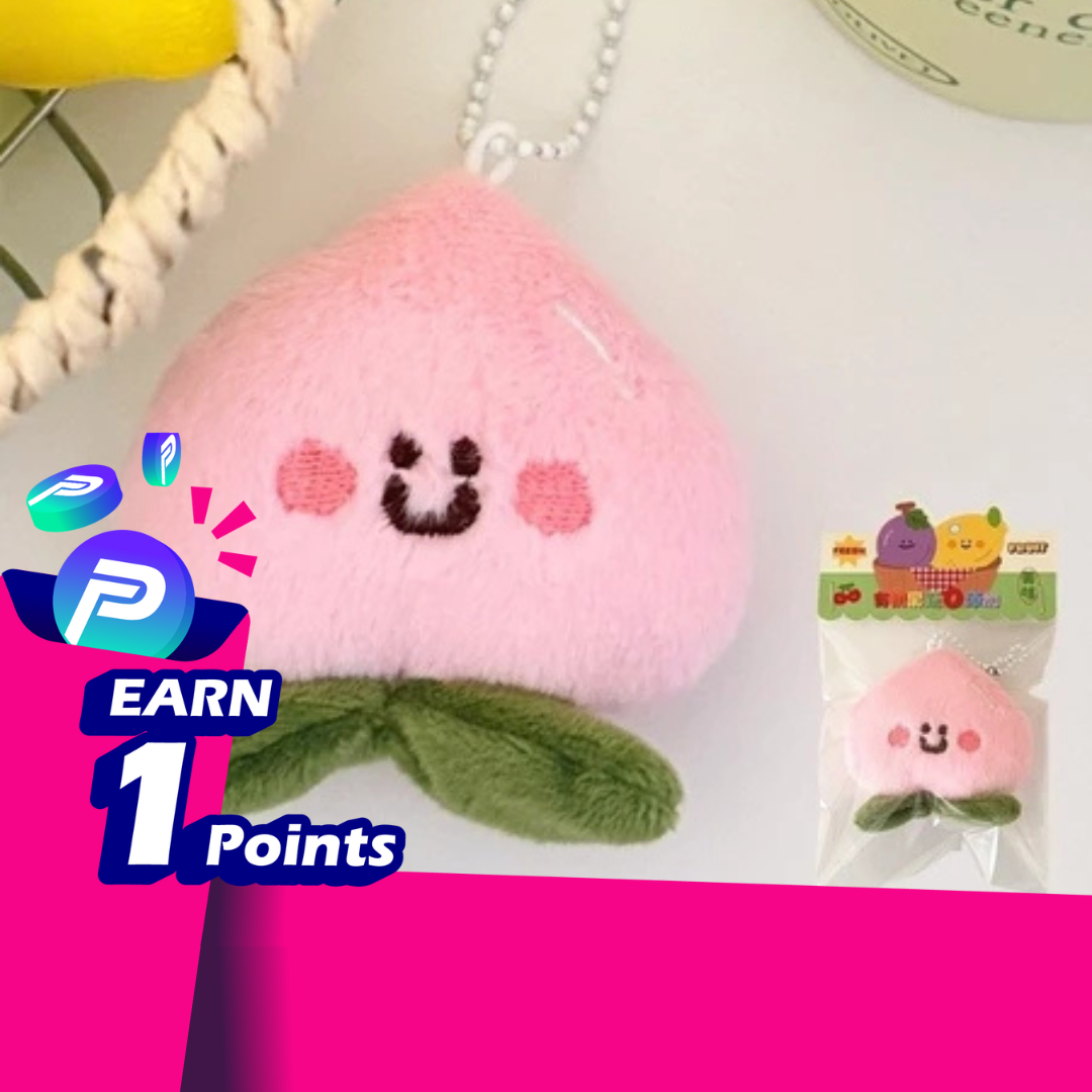 🍓🍌 Cute Fruit Plush Keychain Charms Soft Mini Fruit Dolls