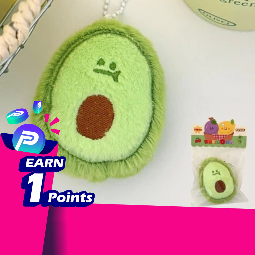 🍓🍌 Cute Fruit Plush Keychain Charms Soft Mini Fruit Dolls