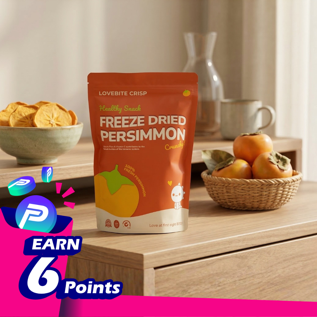 LoveBite Crisp Freeze Dried Persimmon [40g]