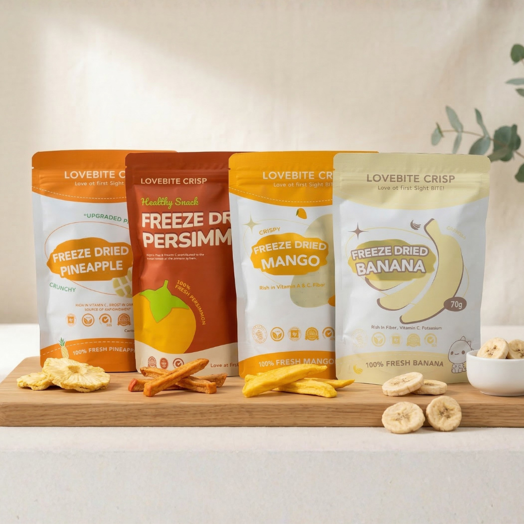 LoveBite Crisp Freeze dried Banana🍌[70g]