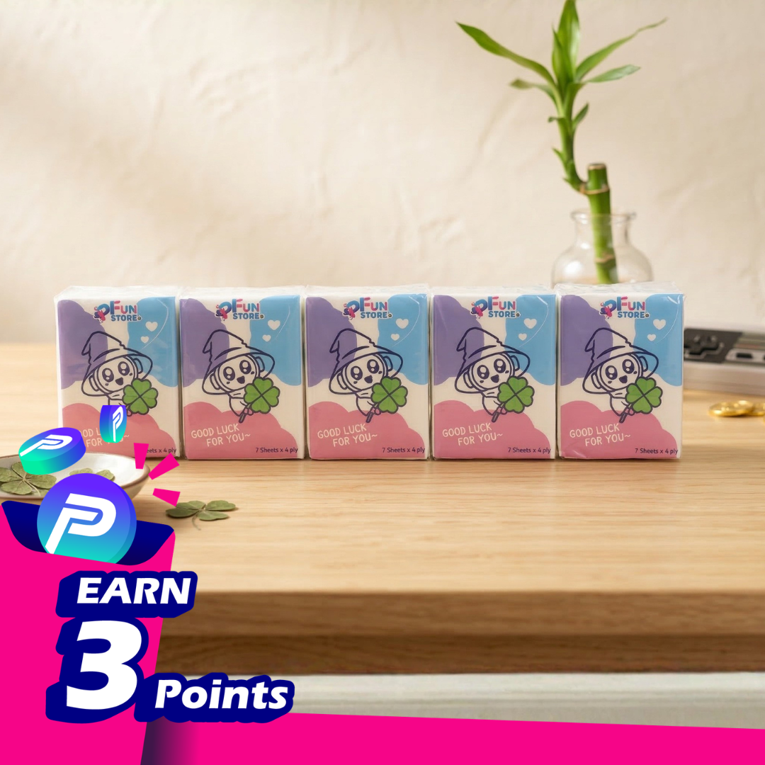 PFun Store Cute Mini Pocket Tissue (10 Packs)🍀