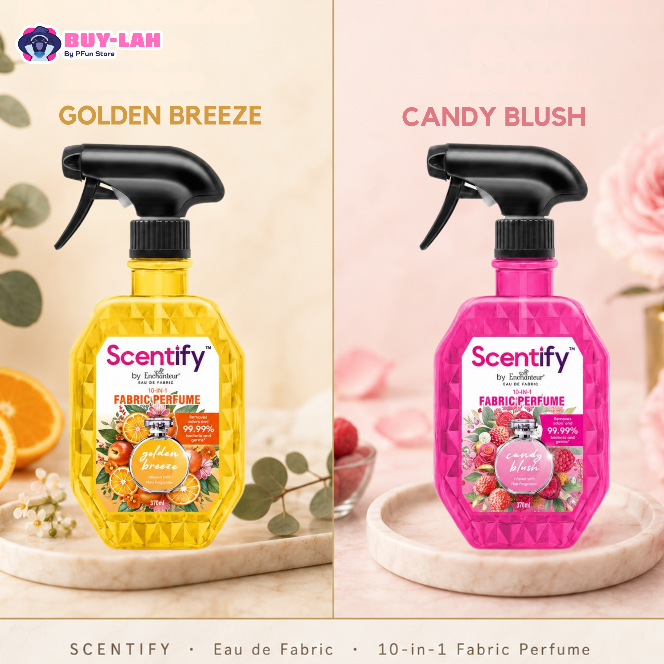 Scentify by Enchanteur 10-in-1 Fabric Perfume 350ml |2 for RM12.90 