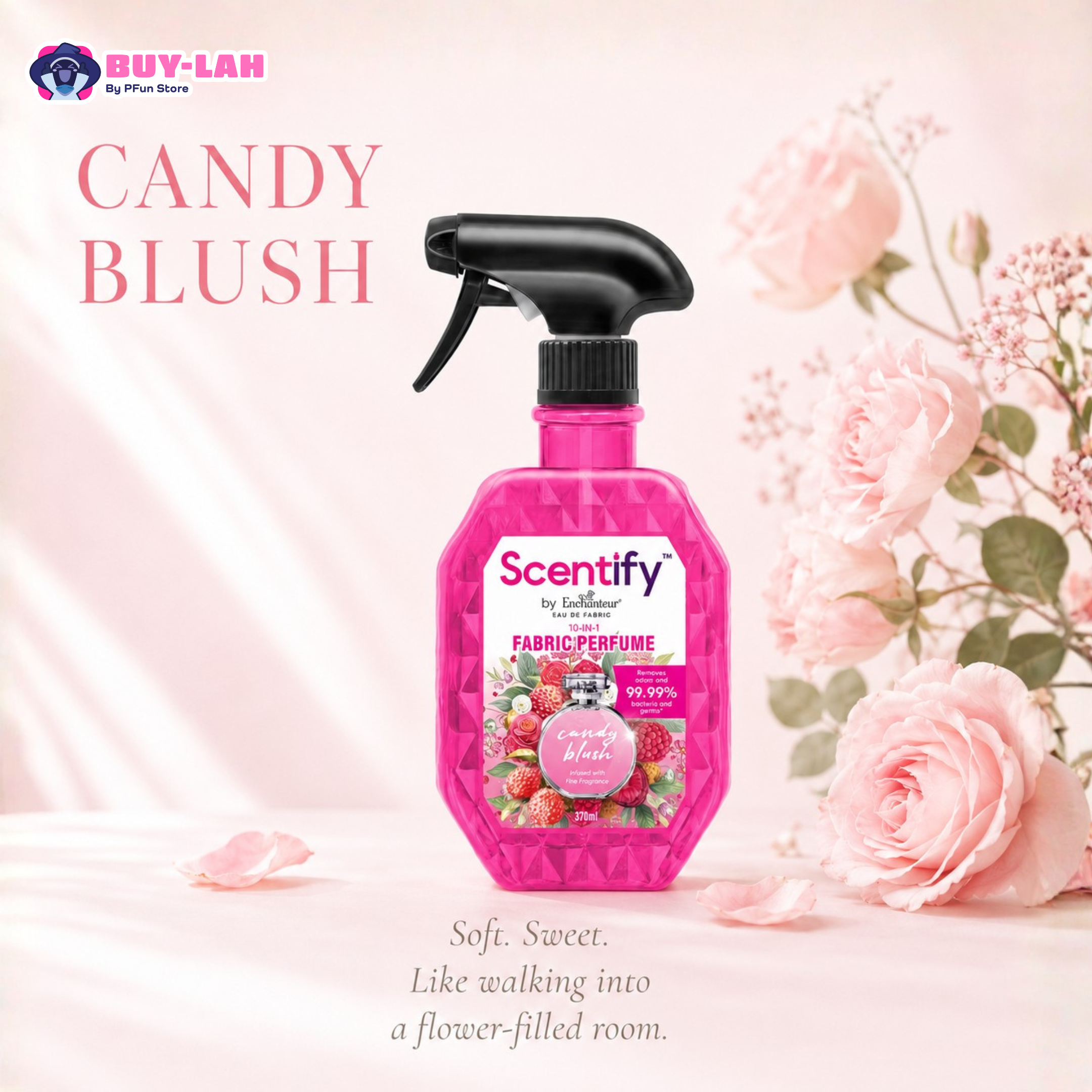 Scentify by Enchanteur 10-in-1 Fabric Perfume 350ml |2 for RM12.90 