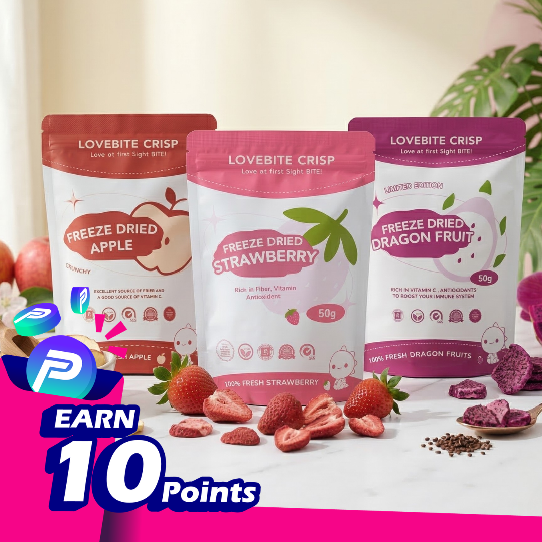 Lovebite Berry & Fruit Delight 3-Pack (Apple + Strawberry + Dragon Fruit)🍎🍓