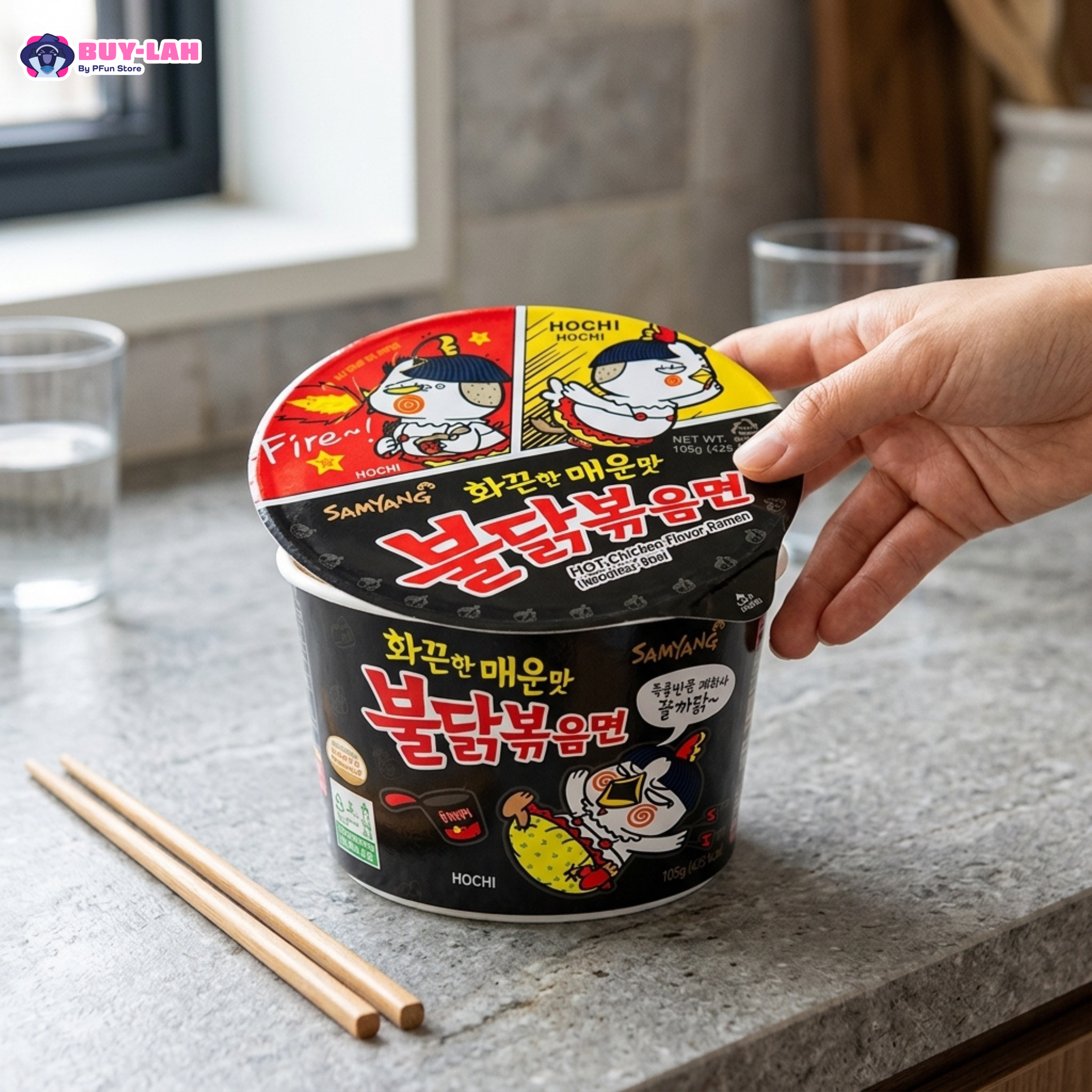  Samyang Buldak Original Hot Chicken Ramen Big Bowl 105g