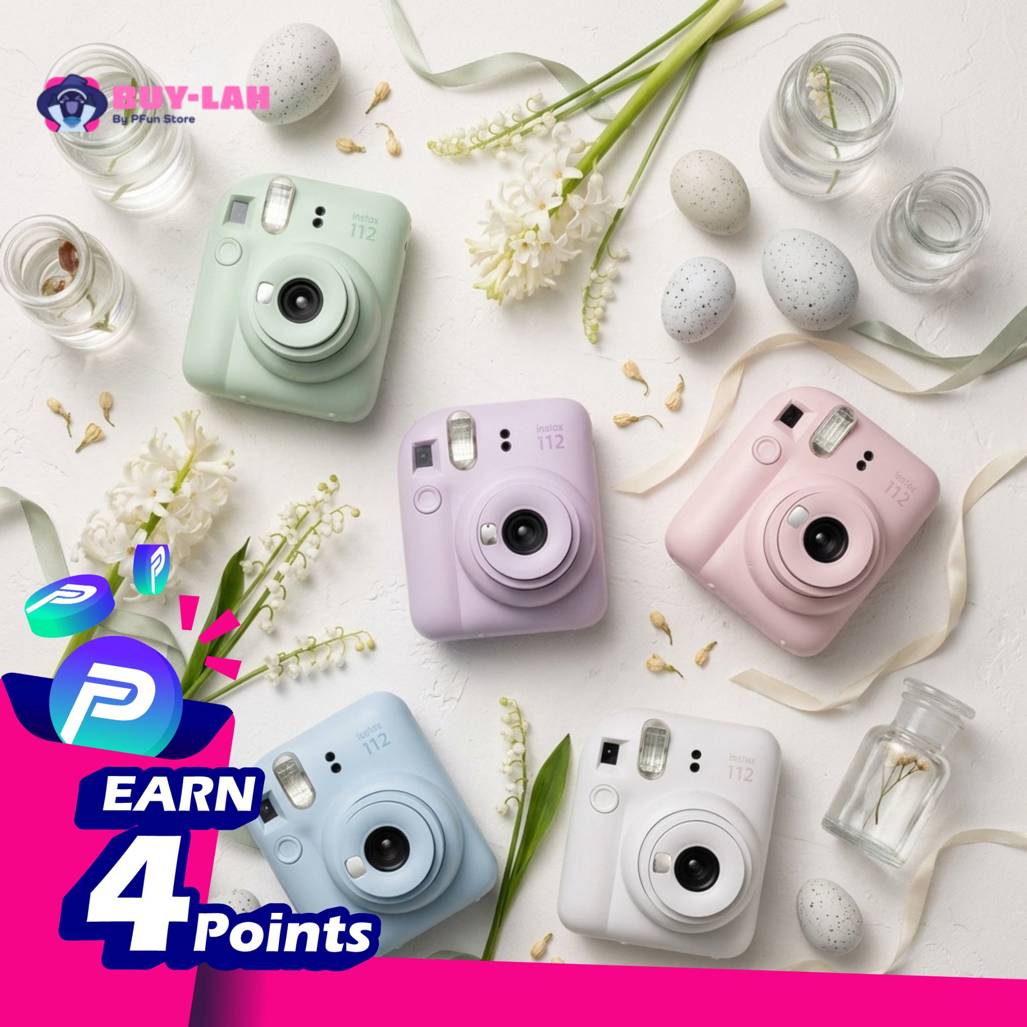 FUJIFILM Instax Mini 12 Instant Camera