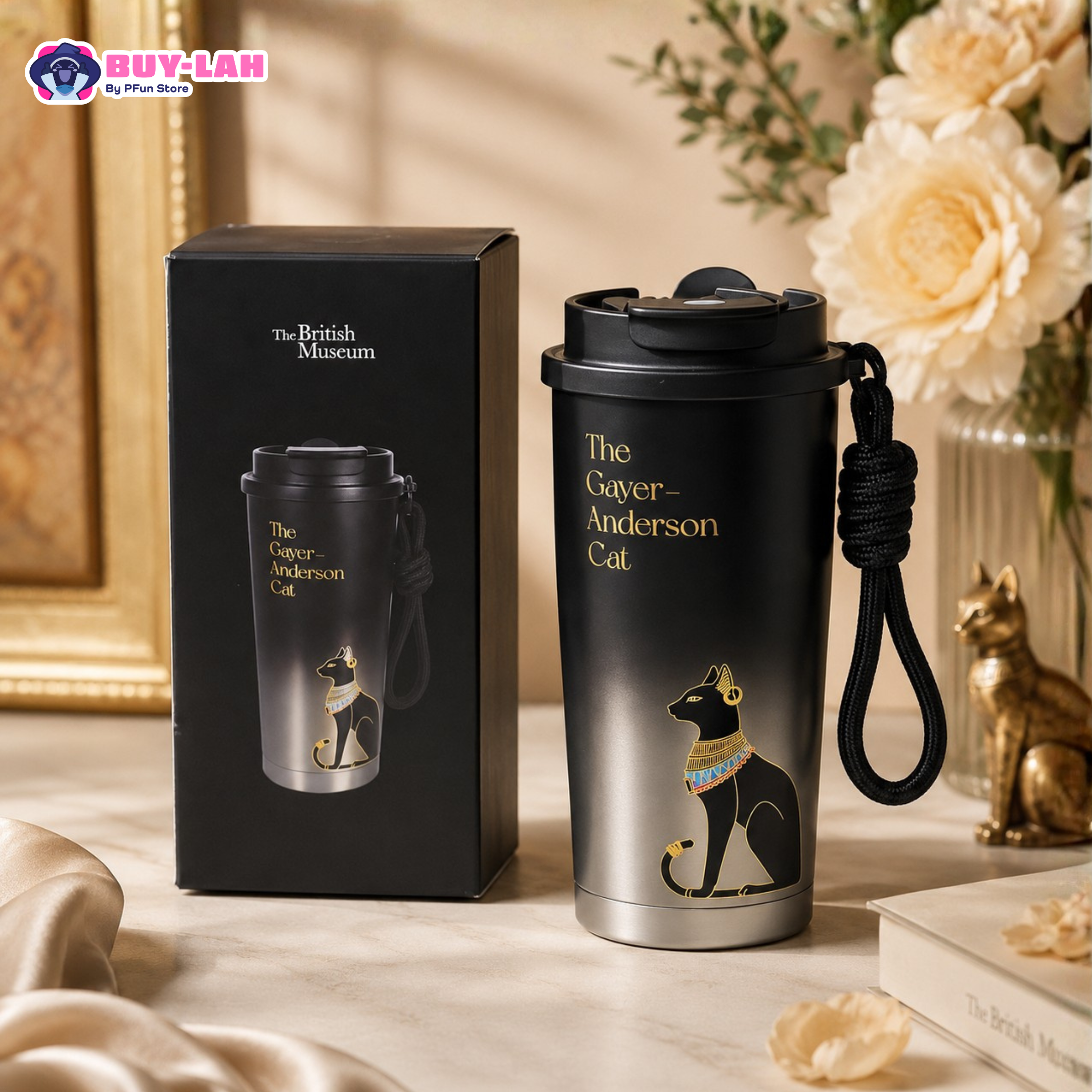 British Museum — The Gayer-Anderson Cat Insulated Tumbler 
