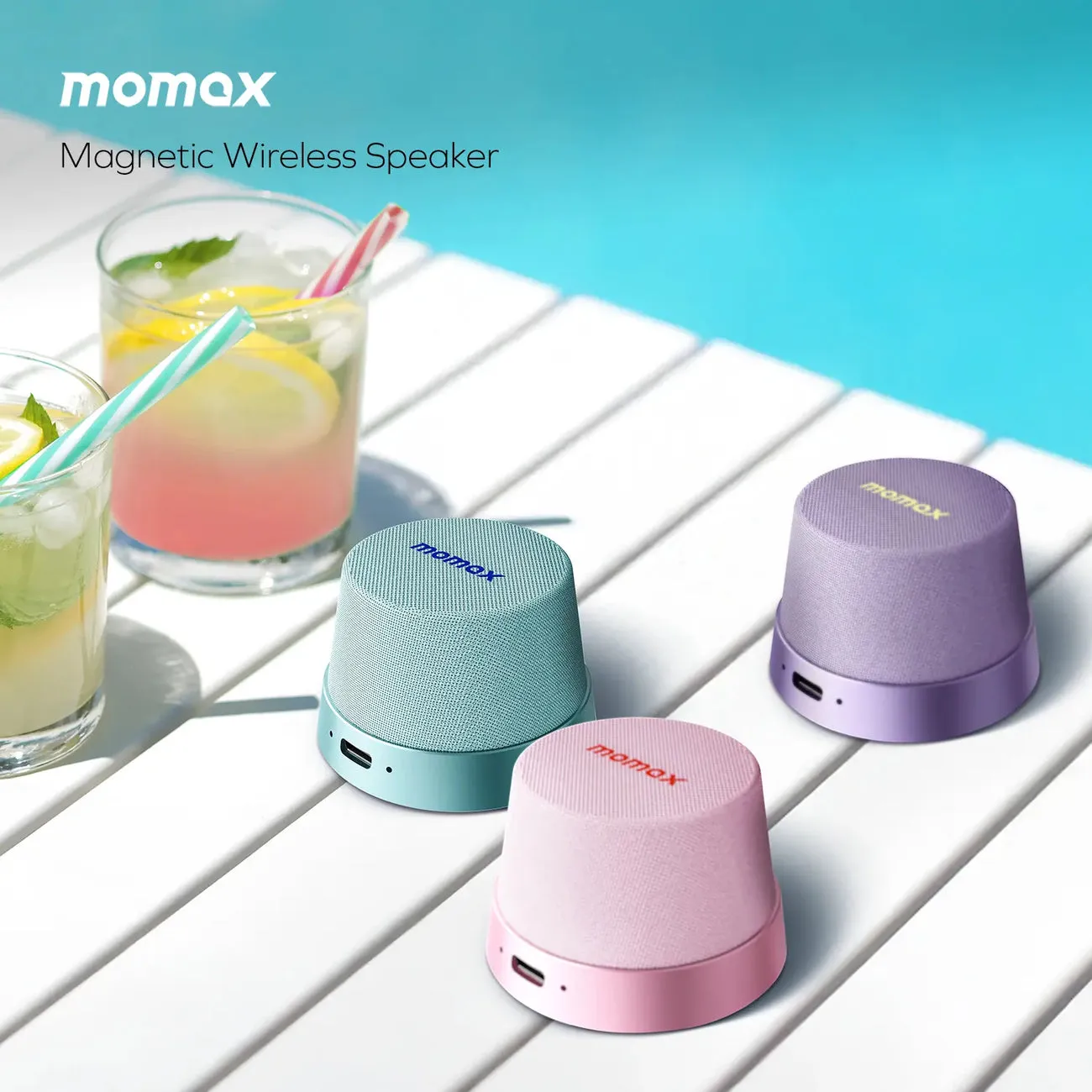 Dual-Sound Magnetic TWS Bundle (Momax) (5.5 RM1 Add-On Mega Deals)