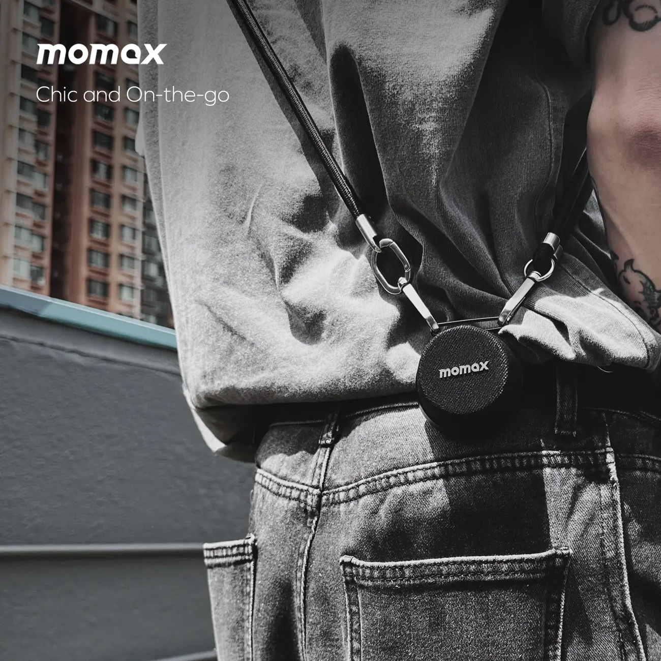 MOMAX 1-Vibe Go Magnetic Portable True Wireless Speaker
