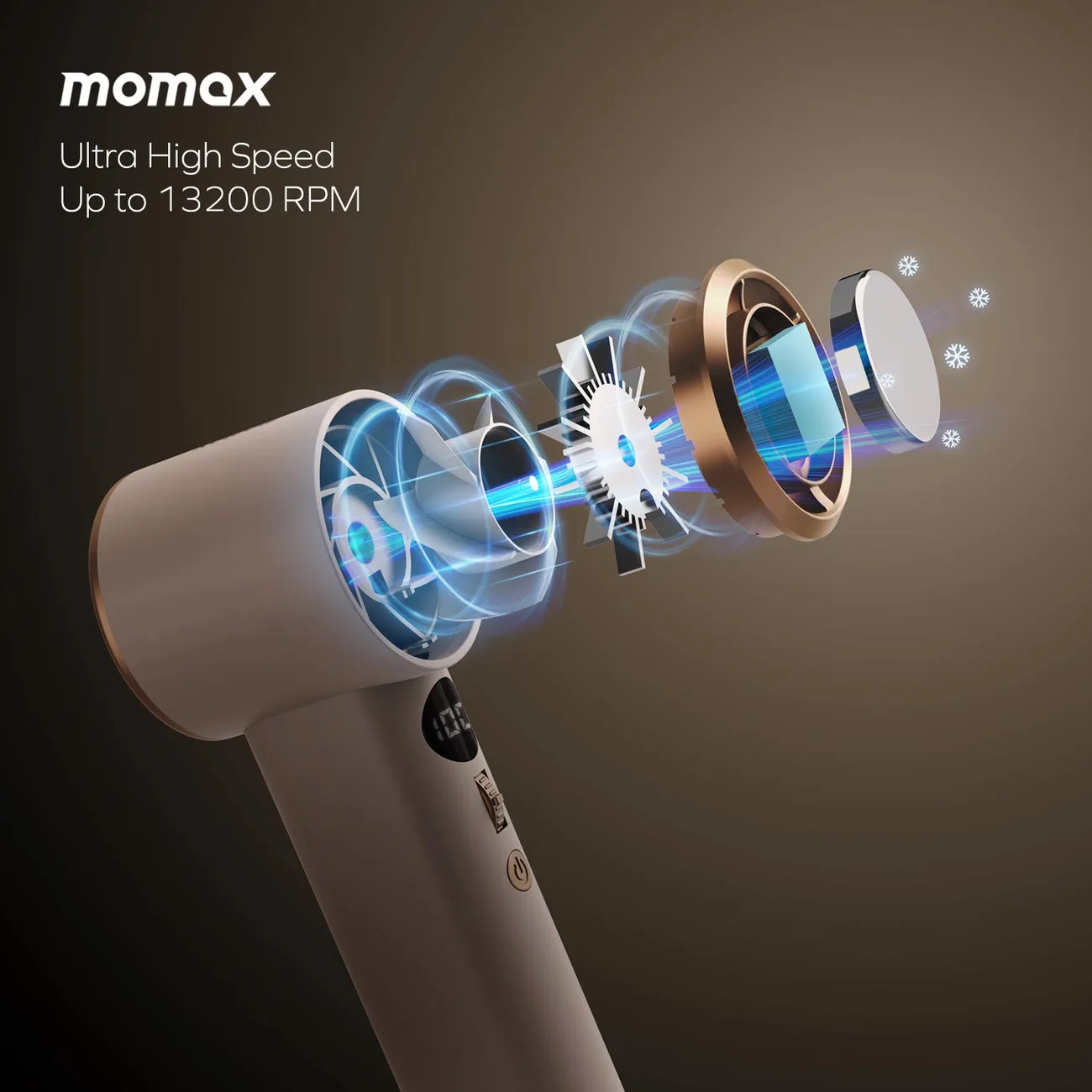 Momax 1°Go Portable Icy Cooling Fan (Haro-Pink)