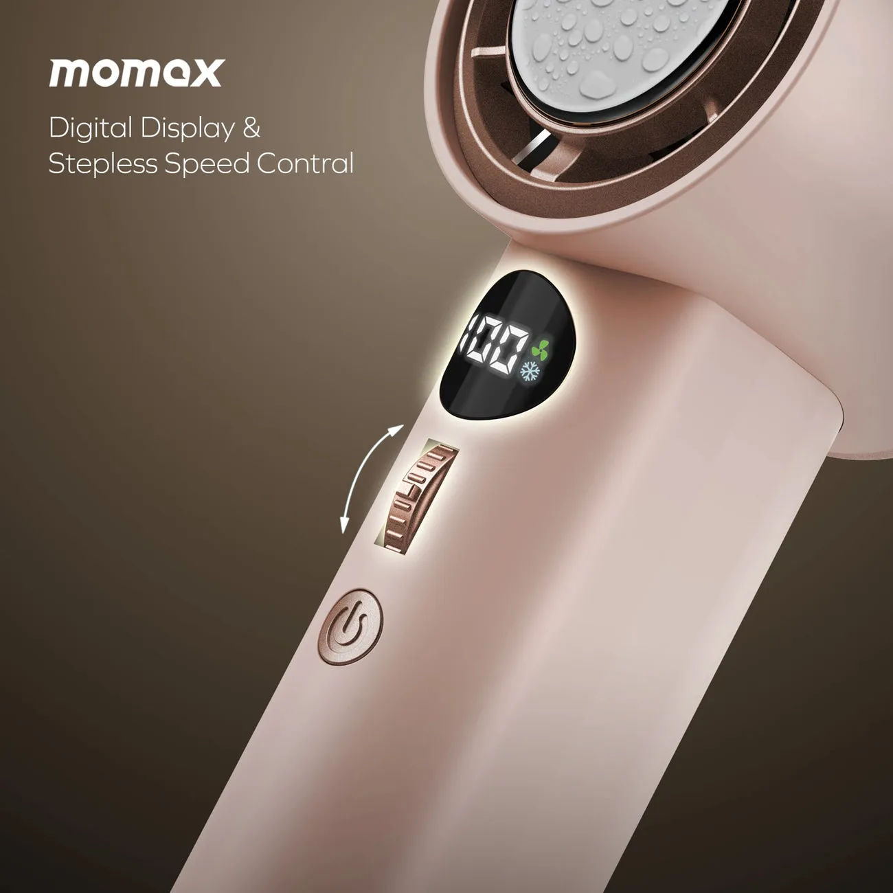Momax 1°Go Portable Icy Cooling Fan (Haro-Pink)