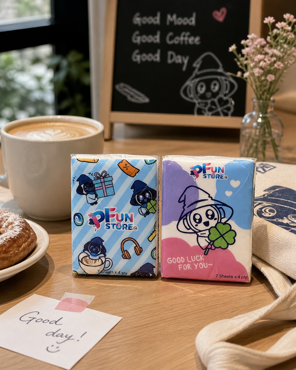 Dr.P Daily Softness Bundle – Soft Pack & Pocket Tissues + Free Mini Wet Tissue