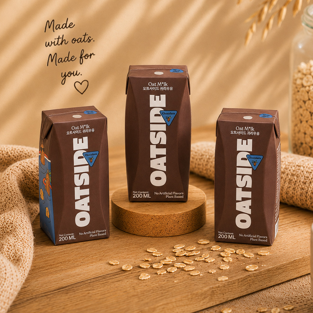  OATSIDE Chocolate Oat M*lk 200mL x 3 Packs Bundle