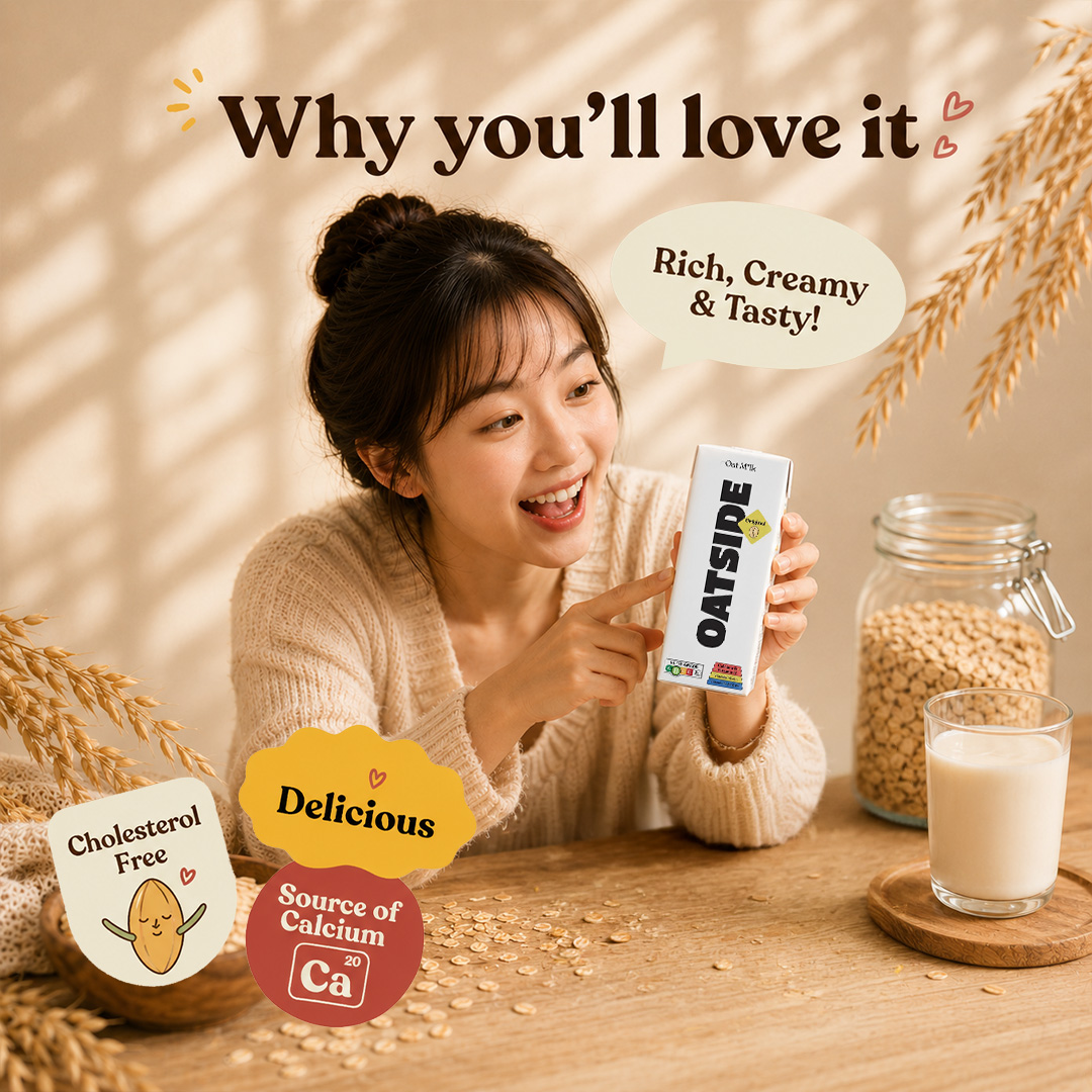 Oatside Original Oat Milk 180mL x 3 Boxes Bundle