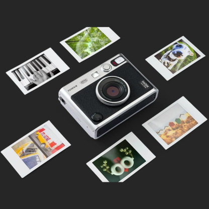 Fujifilm Instax Mini Evo Bundle - Hybrid Instant Camera + Premium Film Set