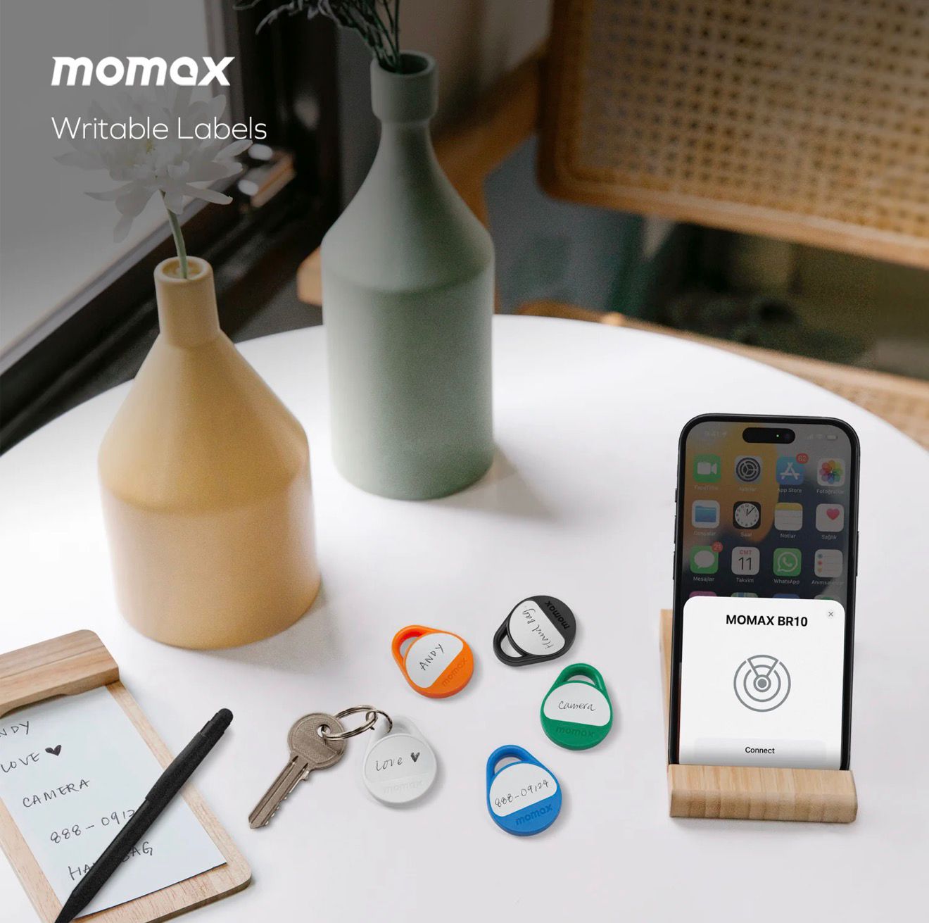 MOMAX Pinpop Lite - Apple Find My Tracker