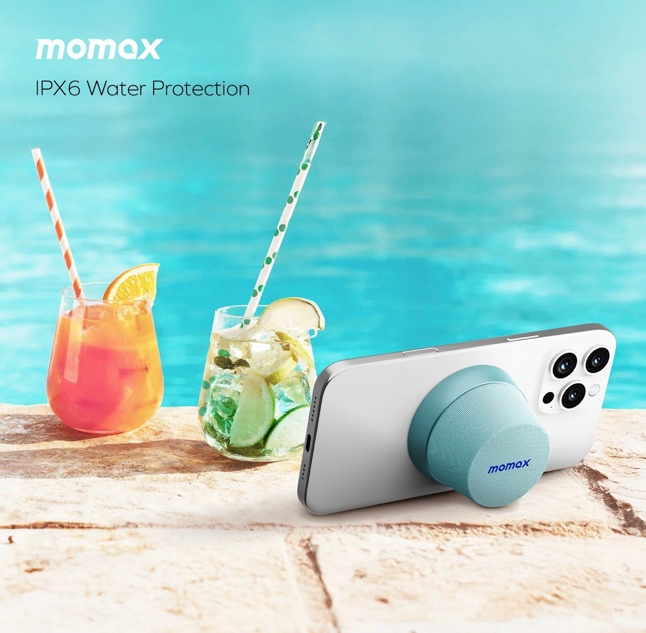 MOMAX 1-Vibe Go Magnetic Portable True Wireless Speaker