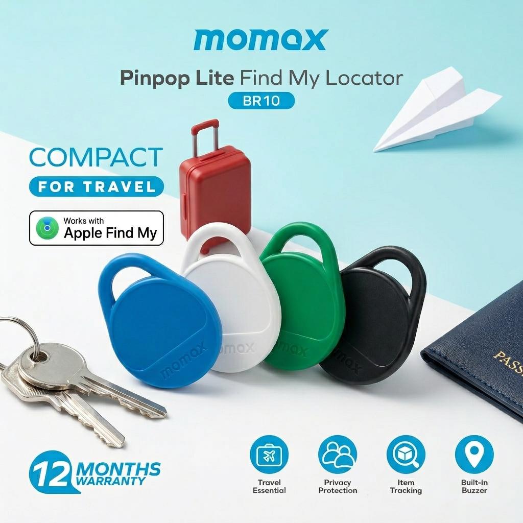 MOMAX Pinpop Lite - Apple Find My Tracker