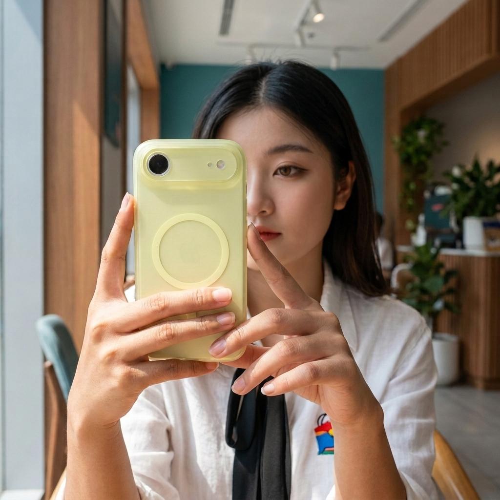 Momax CaseFORM Lite Magnetic Case iPhone 17 Air series( Cream Soda)