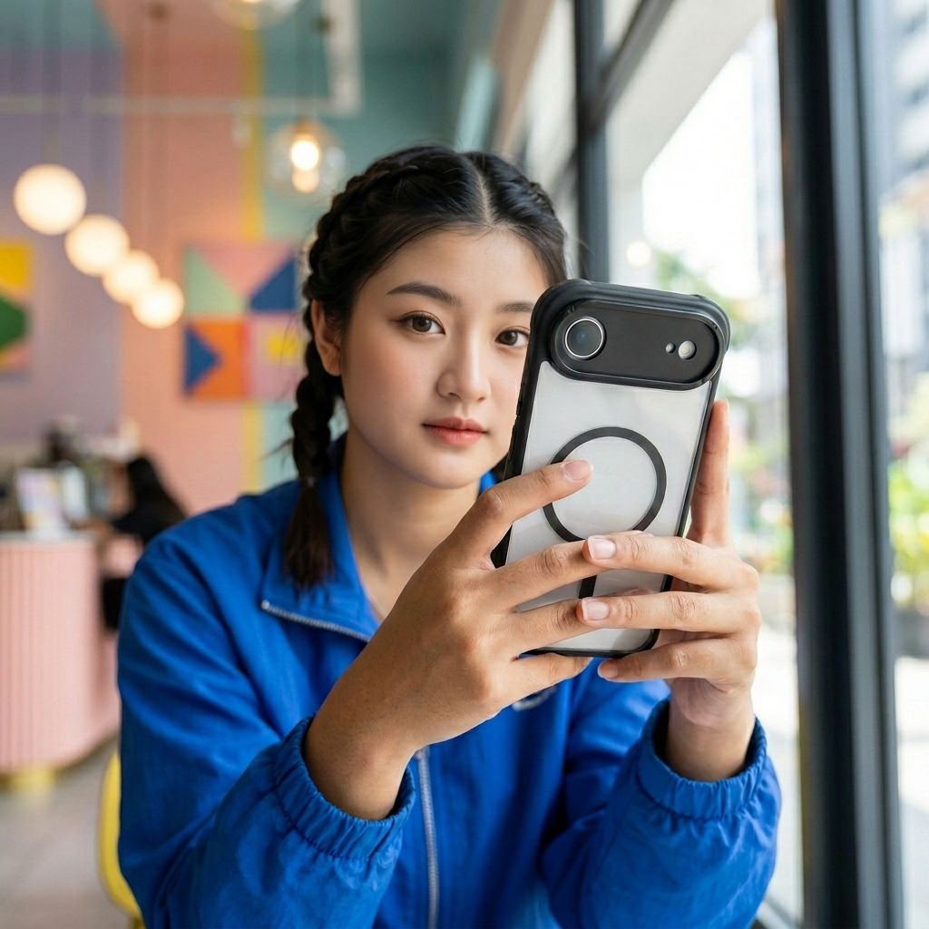 MOMAX CaseFORM Air Magnetic Case (iPhone 17 Air Black ) – Free Shipping 🚚