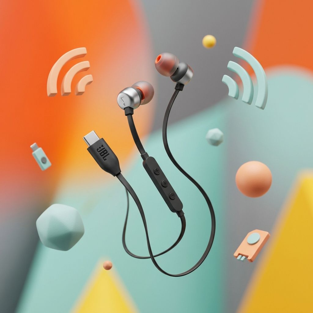  JBL Tune 310C USB-C Wired Hi-Res In-Ear Headphones
