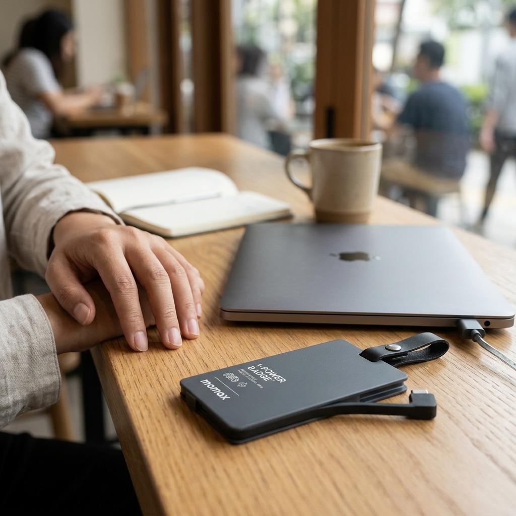 Momax 1-Power Badge+ Emergency Power Bank with Find My Locator