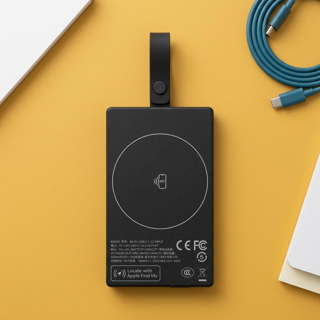 Momax 1-Power Badge+ Emergency Power Bank with Find My Locator
