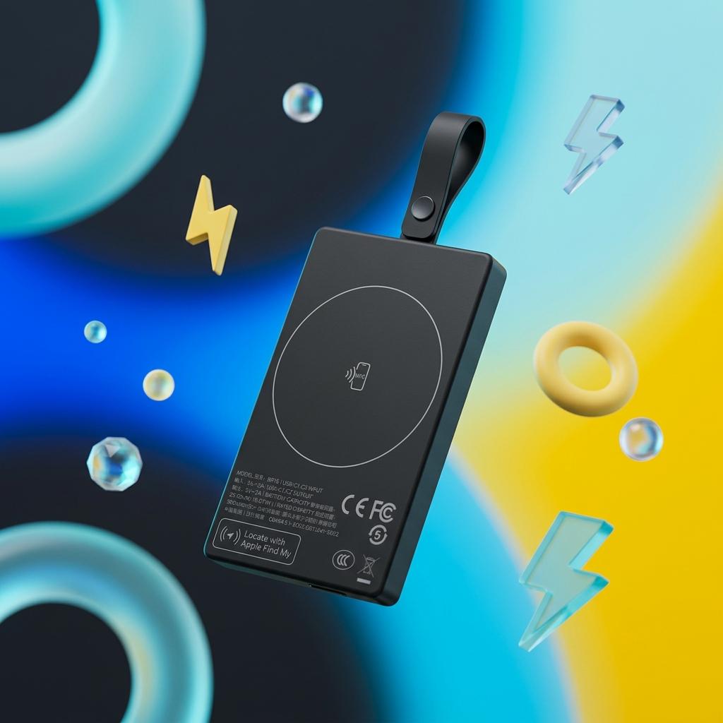 Momax 1-Power Badge+ Emergency Power Bank with Find My Locator