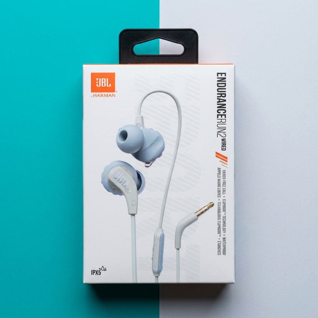 JBL Endurance Run 2 Wired Waterproof Sports In-Ear Headphones