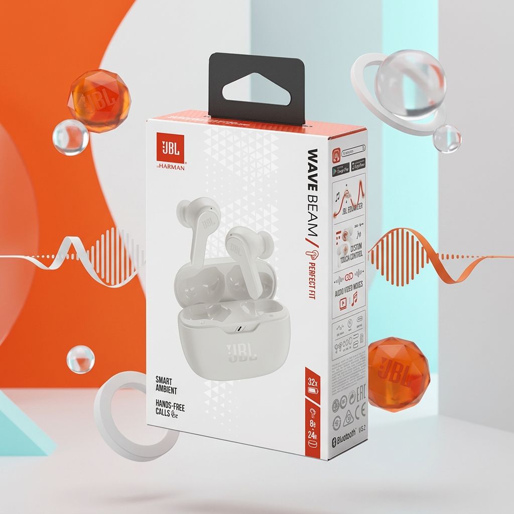 JBL Wave Beam True Wireless Earbuds 