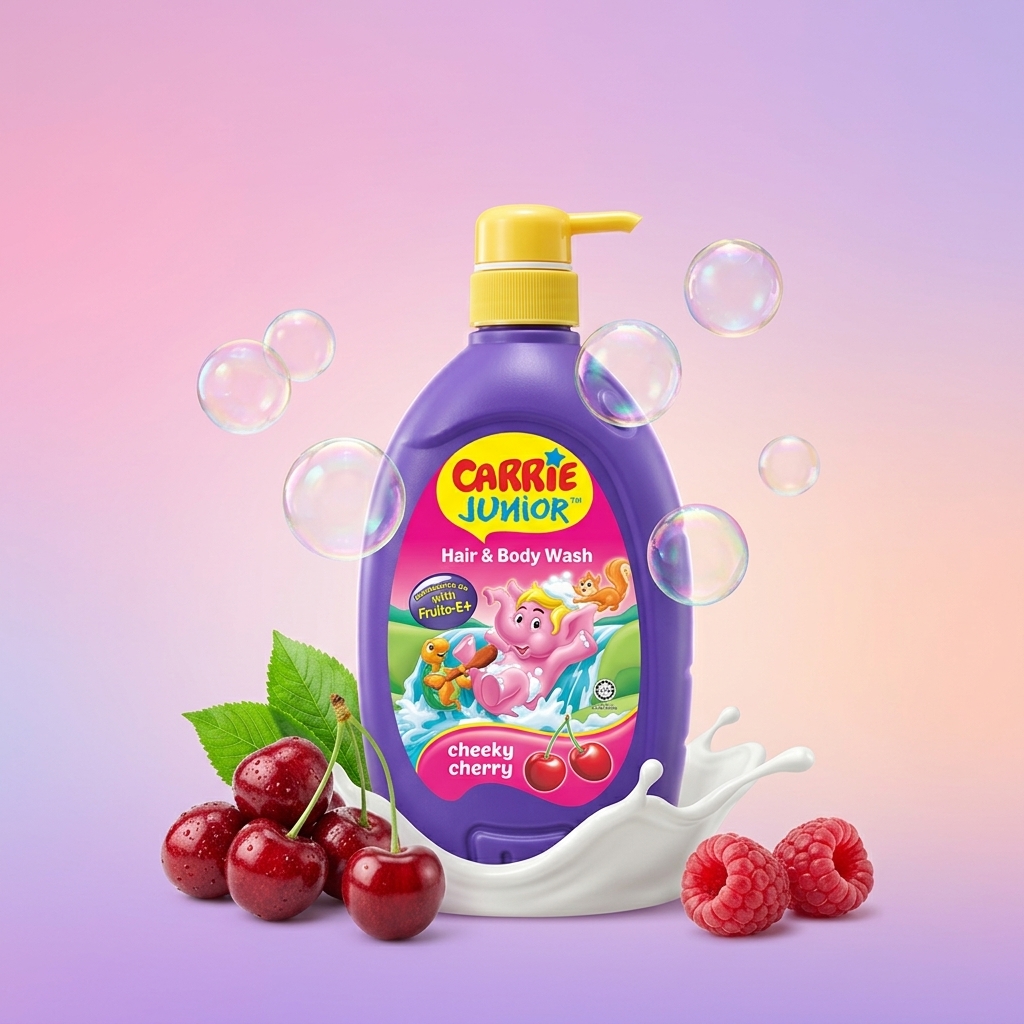 Carrie Junior Baby Hair & Body Wash — Family Value (1000g)