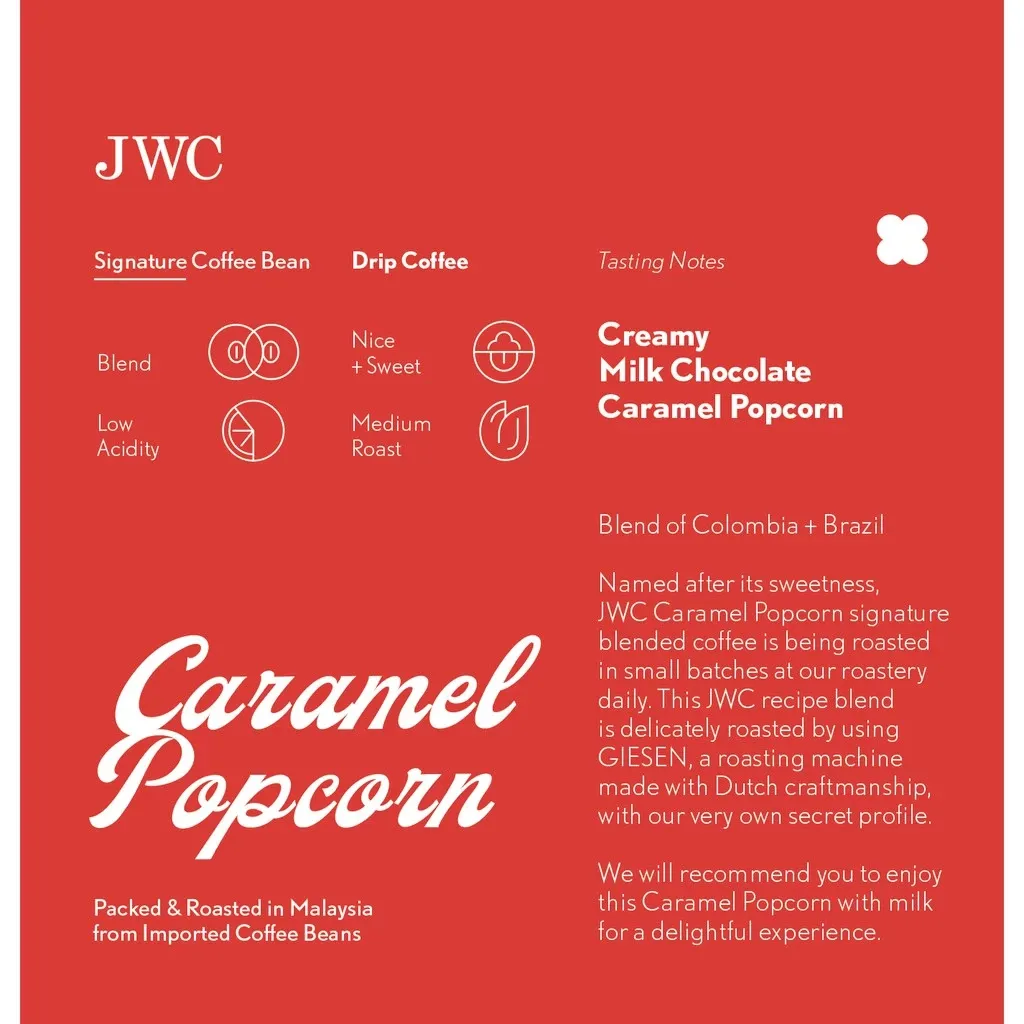 JWC Drip Coffee Box Caramel Popcorn