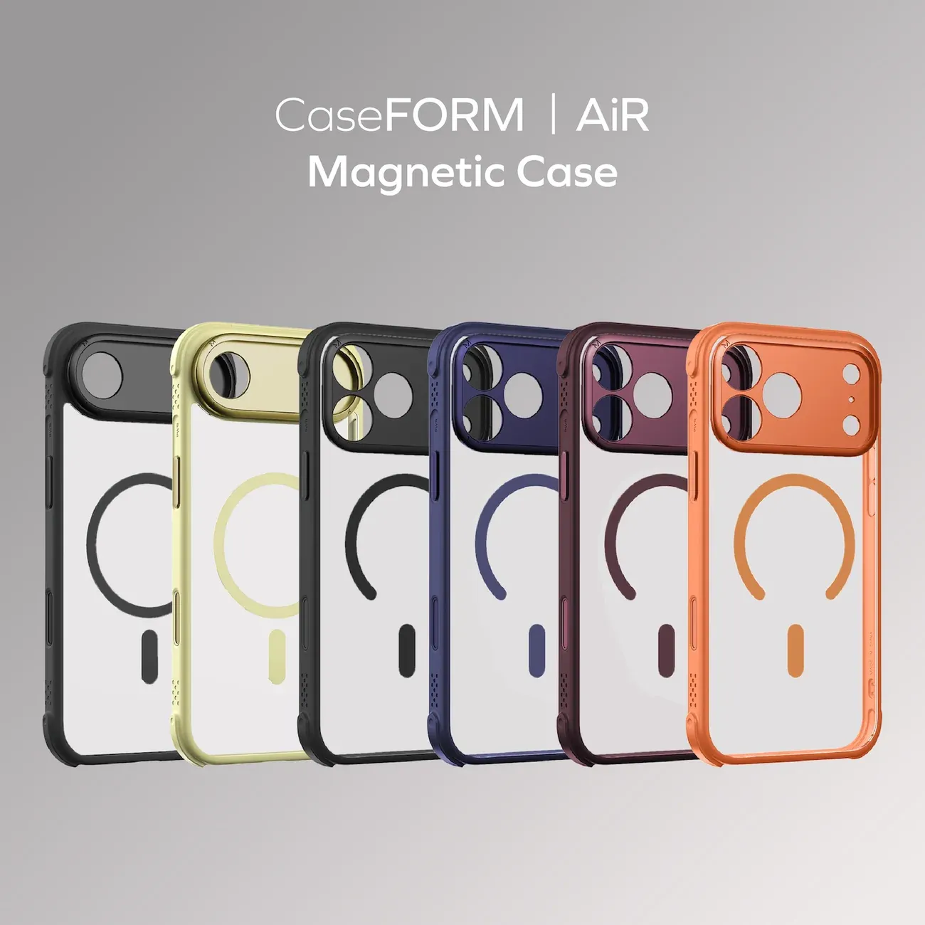 MOMAX CaseFORM Air Magnetic Case (iPhone 17 Pro Solar Orange ) – Free Shipping 🚚