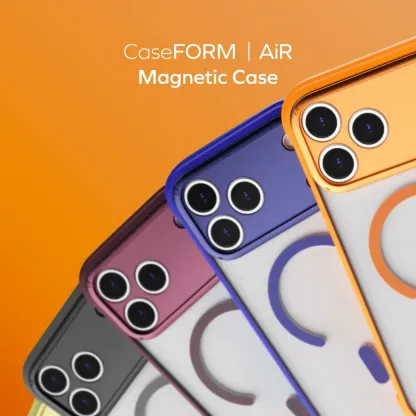 MOMAX CaseFORM Air Magnetic Case (iPhone 17 Pro Solar Orange ) – Free Shipping 🚚