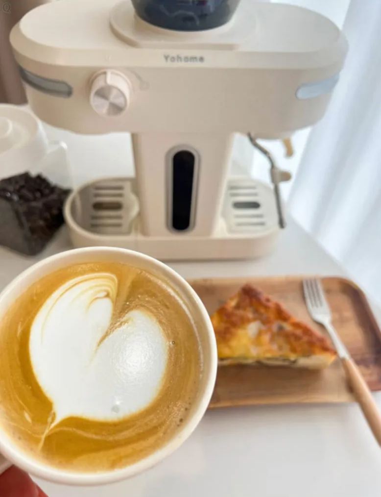 Japan Yohome Mini Professional Espresso Coffee Machine PRO｜Built-in Grinder & Milk Frother