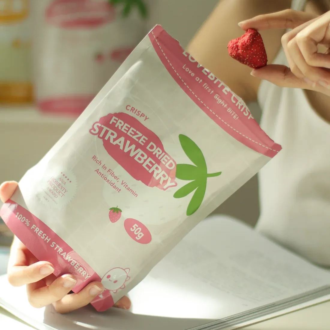 [50G] FREEZE DRIED STRAWBERRY 한국 말린 딸기 🍓